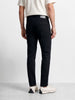 Men's Black Slim Fit Solid Casual Jeans