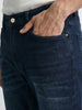 Men's Blue Slim Fit Solid Casual Jeans