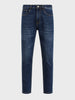 Men's Blue Slim Fit Solid Casual Jeans