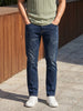 Men's Blue Slim Fit Solid Casual Jeans