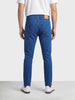 Men's Blue Slim Fit Solid Casual Jeans