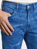 Men's Blue Slim Fit Solid Casual Jeans