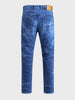 Men's Blue Slim Fit Solid Casual Jeans
