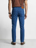Men's Blue Slim Fit Solid Casual Jeans