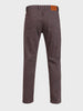 Men's Brown Slim Fit Solid Casual Jeans