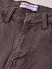 Men's Brown Slim Fit Solid Casual Jeans
