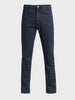 Men's Blue Slim Fit Solid Casual Jeans