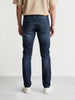 Men's Blue Slim Fit Solid Casual Jeans