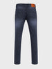Men's Blue Slim Fit Solid Casual Jeans