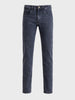 Men's Black Slim Fit Solid Casual Jeans