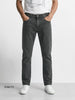Men's Green Slim Fit Solid Casual Jeans