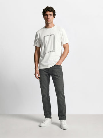 Men's Green Slim Fit Solid Casual Jeans