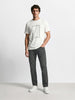 Men's Green Slim Fit Solid Casual Jeans