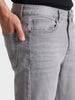 Men's Grey Slim Fit Solid Casual Jeans