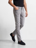 Men's Grey Slim Fit Solid Casual Jeans