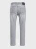 Men's Grey Slim Fit Solid Casual Jeans