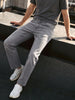 Men's Grey Slim Fit Solid Casual Jeans