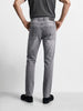 Men's Grey Slim Fit Solid Casual Jeans