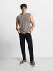 Men's Black Slim Fit Solid Casual Jeans