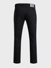 Men's Black Slim Fit Solid Casual Jeans