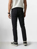 Men's Black Slim Fit Solid Casual Jeans