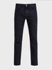 Men's Black Slim Fit Solid Casual Jeans