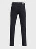 Men's Black Slim Fit Solid Casual Jeans