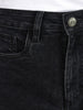 Men's Black Slim Fit Solid Casual Jeans