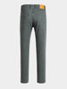 Men's Olive Slim Fit Solid Casual Jeans