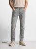Men's Grey Slim Fit Solid Casual Jeans