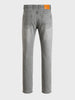 Men's Grey Slim Fit Solid Casual Jeans