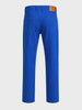 Men's Blue Slim Fit Solid Casual Jeans