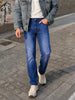 Men's Blue Slim Fit Solid Casual Jeans