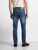 Men's Blue Slim Fit Solid Casual Jeans