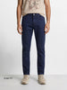 Men's Blue Slim Fit Solid Casual Jeans