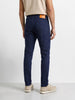 Men's Blue Slim Fit Solid Casual Jeans