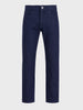 Men's Blue Slim Fit Solid Casual Jeans