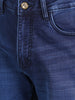 Men's Blue Slim Fit Solid Casual Jeans