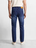 Men's Blue Slim Fit Solid Casual Jeans