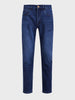 Men's Blue Slim Fit Solid Casual Jeans