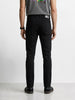 Men's Black Slim Fit Solid Casual Jeans