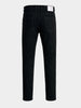 Men's Black Slim Fit Solid Casual Jeans