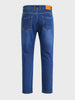 Men's Blue Slim Fit Solid Casual Jeans