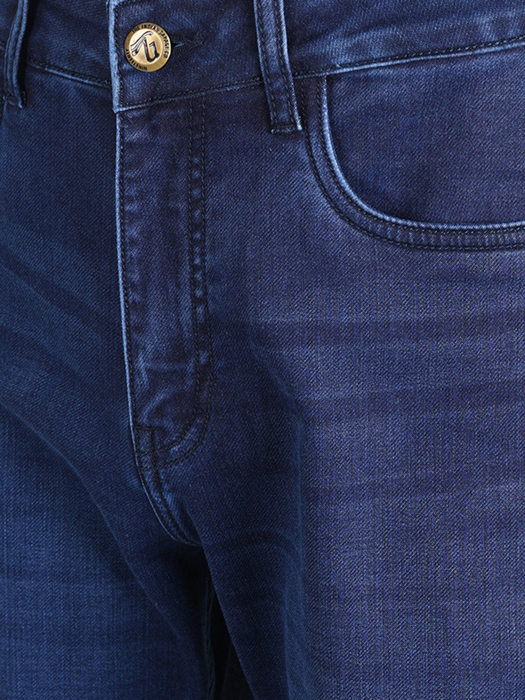 Men's Black Slim Fit Solid Casual Jeans