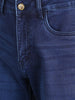 Men's Black Slim Fit Solid Casual Jeans