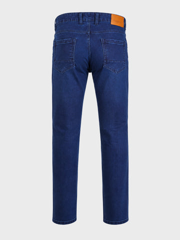 Men's Black Slim Fit Solid Casual Jeans