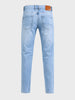 Men's Blue Slim Fit Casual Solid Jeans