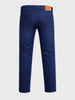 Men's Blue Slim Fit Casual Solid Jeans