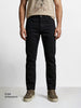 Men's Black Slim Fit Solid Casual Jeans