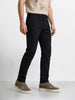 Men's Black Slim Fit Solid Casual Jeans